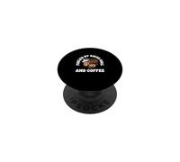 Fueled By Swiss Roll And Coffee Funny Dessert Enthusiasts PopSockets Adhesive PopGrip