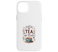 Fueled by Tea and Tiny Victories: Cozy Calm Life Case for iPhone 14 Plus
