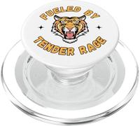 Fueled By Tender Rage Chaotic Good Fierce Tiger Art PopSockets PopGrip for MagSafe
