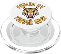 Fueled By Tender Rage Chaotic Good Fierce Tiger PopSockets PopGrip for MagSafe