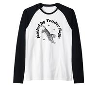 Fueled by Tender Rage Fierce Tiger Art Zen Energy Raglan Baseball Tee