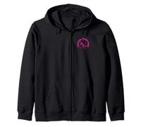 Fueled By Tender Rage Pink Tiger Zip Hoodie