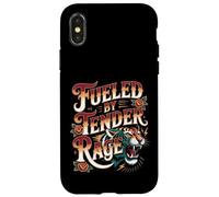 Fueled By Tender Rage Sarcastic Emotion Expression |- Case for iPhone X/XS