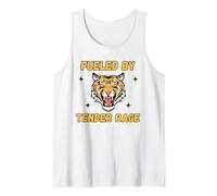 Fueled by Tender Rage Sarcastic Humor Tiger Tank Top