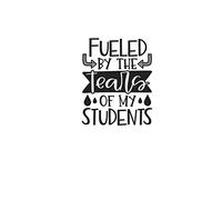 Fueled By The Tears Of My Students: Weekly Planner 2020, Organizer With Notes, Great Productivity Gift For Busy Professionals, New Employees, Workplace Office Gift