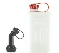 FuelFriend®-BIG CLEAR max. 2.0 liters + Outlet Pipe lockable - jerrycan with UN approval - perfect for motorcycles, cars and more