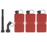 FuelFriend®-PLUS 1.5 liters - 3 pieces for a special price + Outlet Pipe-kit - perfect for motorcycles, cars and more
