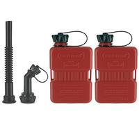 FuelFriend®-PLUS - jerrycan 1.0 liter - 2 items + Outlet Pipe-kit - perfect for motorcycles, cars and more