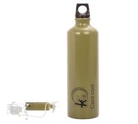 Fuels Storage Bottle, Liquid Container, 9.84 x 2.87 x 2.87 Inches Aluminium Alloy Fuels Cylinders, Leakproof Petrol Oil Can for Camping, Hiking, Outdoor Cooking and Travel Use