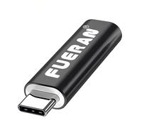 FUERAN 4K 60Hz USB-C Type-C Virtual Display Adapter DDC EDID Dummy Plug Headless Ghost Display Emulator 2K1080P@60Hz (Black)