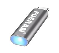 FUERAN 4K 60Hz USB-C Type-C Virtual Display Adapter DDC EDID Dummy Plug Headless Ghost Display Emulator 2K1080P@60Hz (Grey)