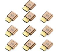 FUERAN 4K HDR HDMI Dummy Plug, Virtual Monitor EDID Emulator, Headless Display Adapter, Supports 4096x2160@60Hz, 3840x2160@60Hz, 1080p@60Hz, HDR Plug & Play for Windows, Mac, Linux(4K- HDR-10P)