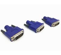 FUERAN DVI Graphics Card Display GPU Detection Monitor DVI Dummy Plug Adapter Fit Headless-2560x1600@60Hz (DVI-3p)