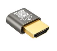FUERAN HDMI dummy plug, virtual display emulator, displayport dummy plug, headless ghost display adapter (4K60Hz-1P-(default1440))
