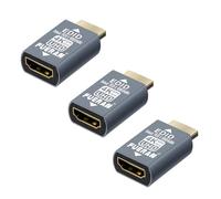 FUERAN HDMI EDID Emulator Adapter, 4K (default-1920X1080@60Hz), 3-Pack Passthrough, Plug & Play, Compatible with Mac, Thunderbolt to HDMI, Switches, AV Receivers, Extenders (4K (default-1920X1080@60Hz