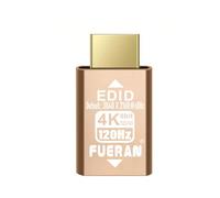 FUERAN HDMI edid Emulator-Through for Video Splitters, Switches, Extenders & AV Receivers - Dummy hdmi Emulator, Stable Signal Output(3840x2160@120Hz-YCbCr420)