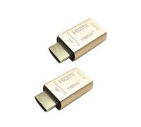 FUERAN HDMI Pass-Through EDID Emulator for use with video splitters, Switches and Extenders (fit-Headless) 1920 * 1080@60hz-2pack