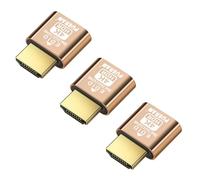 FUERAN New 4K HDR HDMI Dummy Plug,4K@60Hz、1440P@120/144Hz、1080P@120/144/240Hz，edid Emulator Virtual Display Adapter,hdmi Headless Adapter (4K60Hz-3P-(default2160))