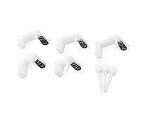 Fuerdich 8PCS Hard Drive Replacement Head Tool 5 Types T2-2 T2-3 T2-4 T312 T3-3 ABS HDD Hard Disk Drive Repair Magnetic Head Tool