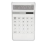 Fuerdich calculators, Desktop Calculator, Office Calculator, Solar Powered Transparent LCD Display White with Multi-Functional Big Button for Business Office School Calculating
