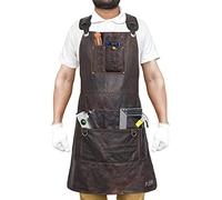 FUERI Leather Tool Apron for Heavy Duty Work and Organizing Tool During Work