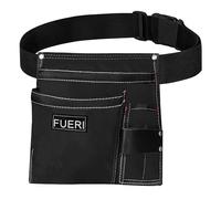 Fueri Single Side Tool Belt for Men Nylon 10 Pockets Tool Pouch with Adjustable Support Belt for Custom Fit.