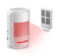 Fuers Motion Sensor Indoor PIR Sensor with Remote Wireless Burglar Alarm System 2 Modes Motion Detectors 100dB Presence Sensor with Siren Motion Sensor Alarm Shop Door Entry Chime