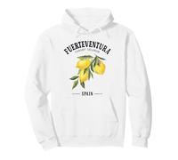 Fuerteventura Canary Islands Lemon Spanish Fruit Art Spain Pullover Hoodie