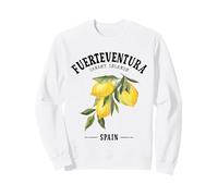 Fuerteventura Canary Islands Lemon Spanish Fruit Art Spain Sweatshirt