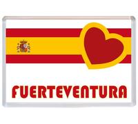 Fuerteventura - Love Spain/Spanish Flag Towns & Cities - 96 x 67mm Jumbo Fridge Magnet