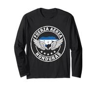 Fuerza Aerea Honduras Winged Military Emblem Long Sleeve T-Shirt