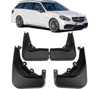 Fufizu 4 pcs Car Mud Flaps for Mercedes Benz E Class AMG Line / E63 AMG Estate Wagon S212 2014-2016,Front Rear Mud Flap Guard Fenders Mudguard Splash Protection car Styling Accessories