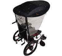fUfIzU Electric Wheelchair Umbrella Sun Shade Rain Cover, UV Resistant Protection, Wheelchair Canopy Umbrella Stand for Most Wheelchairs