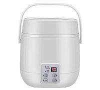 fUfIzU Mini Rice Cooker Steam Cooker Small Rice Hunger Low Sugar Removing Slow Cooker 2L Digital Multi Cooker Stainless Steel Inner Pot Steamer Steam Cooking Timer And Warming Function