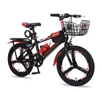 FUFU 18",20" Kids Outdoor Bicycle，for 7-14Years Old Boys And Girls Adjustable Children Mountain Bike，Blue, Red, White (Color : Red, Size : 20in)