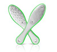 FUFUSING Foot File Callus Remover for Feet, Hard Skin Remover Dual-Sided Foot Scraper, Professional Stainless Steel Grater for Cracked Heels & Dead Skin Care, Wet & Dry Pedicure Tools