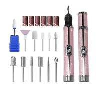 FUG 4 Speeds Electric Nail File for Thick Toe Nails Set, Toenails Grinder with 18 Drill Bits for Various Nails and Shapes