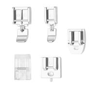 FUG Zipper Foot for Sewing Machine, Multifunction Presser Feet Compatible with Most Low Shank Sewing Machines