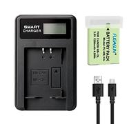 FUGASUN 1 pcs 1250mAh NB-13L NB13L Battery With Battery Charger for PowerShot G7 X Mark III,G7 X Mark II,G9 X Mark II,G1 X Mark III,G5 X,G5 X Mark II,G7 X,G9 X,SX620 HS,SX720 HS,SX730 HS,SX740 HS