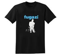 Fugazi Graphic Tee Men Short Sleeve Cotton T Shirt Mens Unisex Black Tee for M