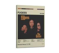 Fugees The Score Print Album Cover Signed Limited , Music Album Cover ,Pop Hip Hop Rap Singer Star Music Poster Aesthetic Canvas Wall Art for Girl And Boy Teens Dorm Decor 20x30inch(50x75cm) Frame-sty