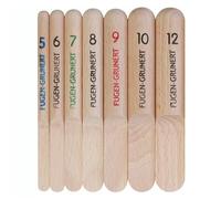 FUGEN-GRUNERT® Maxi Set Professional Silicone 7 Pieces Joint Plate 5-12mm Wide 3 in 1 Round Grout Tool with Ball (Seeds) for Perfect Corners, FG12GF-MAXI