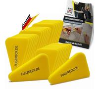 FUGENECK® - Professional grout remover for removing silicone joints - innovative design for 3 different joint sizes - acrylic and silicone tool from Germany (25 pieces)