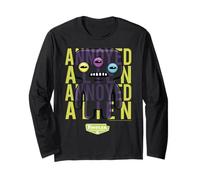 Fuggler Annoyed Alien Black Laboratory Misfits Long Sleeve T-Shirt