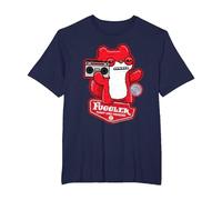 Fuggler Boombox Sketchy Squirrel T-Shirt, Men's Big and Tall, Navy Blue, 4X Tall