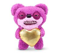 Fuggler Gold Fuggs by ZURU Funny Ugly Monster, Plush, Collectible, Toy (Teddy Bear Nightmare - Heart)