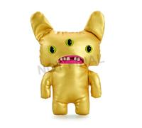 Fuggler Gold Fuggs by ZURU Funny Ugly Monster, Plush, Collectible, Toy (Reeko - All over Gold)