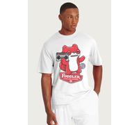 Fuggler Men's Sketchy Squirrel Boombox T-Shirt in White | Size: Large Fuggler White L