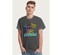 Fuggler Men's Squidge Fugg Life Graffiti Spray Can T-Shirt in Charcoal | Size: Medium Fuggler Charcoal M