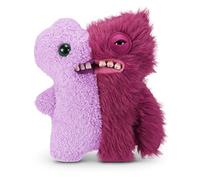 Fuggler Misfit Monsters 9-inch by ZURU, Funny Ugly Monster Plush Toy, Soft Doll Plushies for Kids and Adults (Gaptooth Mcgoo & Wide Eyed - Lilac & Red)